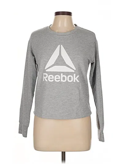Pre-owned Reebok Sweatshirt In Gray
