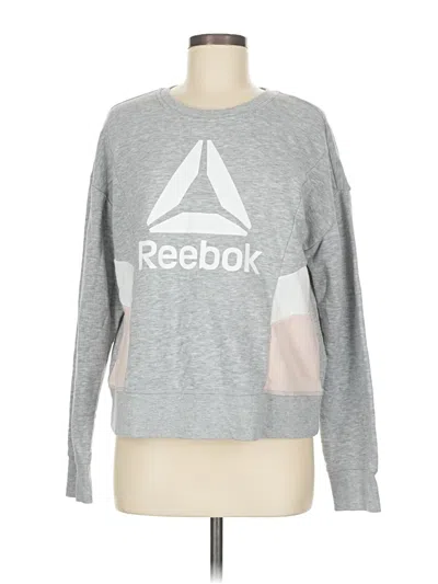 Pre-owned Reebok Sweatshirt In Gray