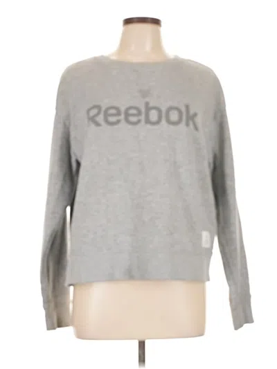 Pre-owned Reebok Sweatshirt In Gray