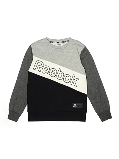 Pre-owned Reebok Kids' Sweatshirt In Gray