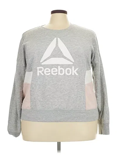 Pre-owned Reebok Sweatshirt In Gray