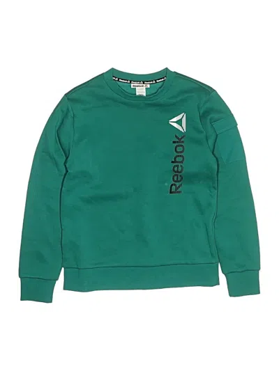 Pre-owned Reebok Kids' Sweatshirt In Green