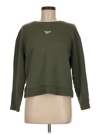 Pre-owned Reebok Sweatshirt In Green