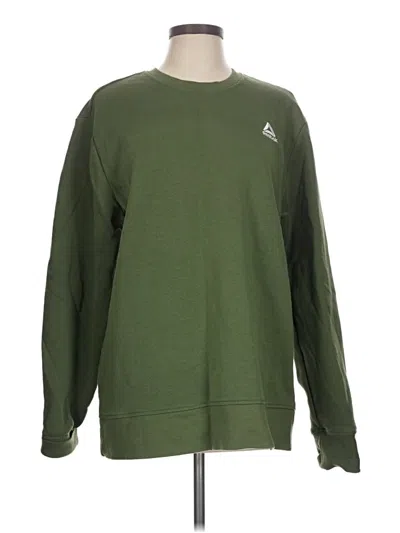 Pre-owned Reebok Sweatshirt In Green