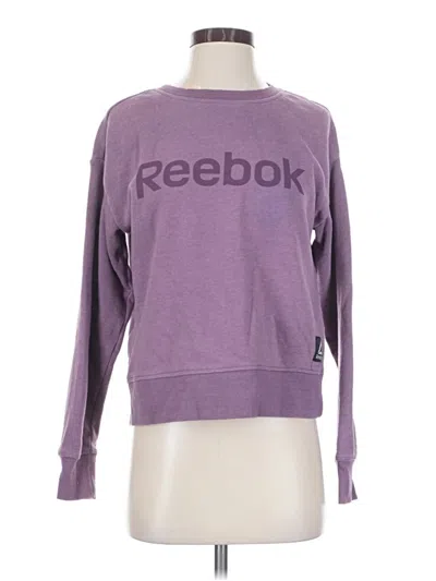 Pre-owned Reebok Sweatshirt In Purple