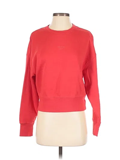 Pre-owned Reebok Sweatshirt In Red