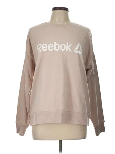 Pre-owned Reebok Sweatshirt In Tan