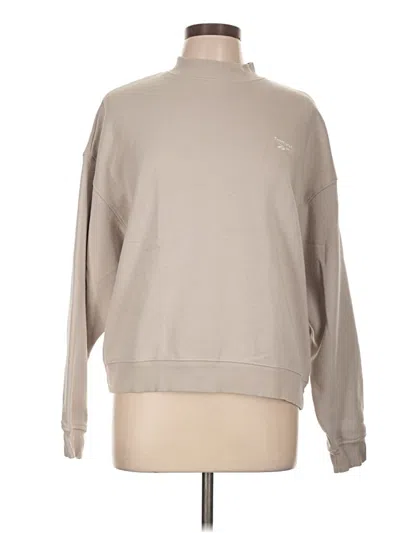 Pre-owned Reebok Sweatshirt In Tan