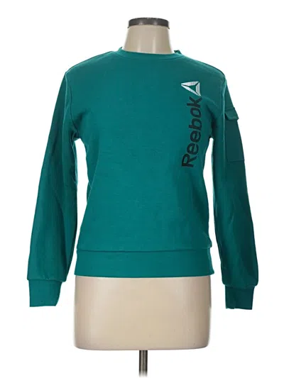 Pre-owned Reebok Sweatshirt In Teal