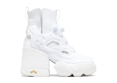 Pre-owned Reebok Tabi Instapump Fury Hi Maison Margiela Triple (women's) Sneakers In White