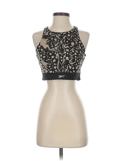 Pre-owned Reebok Tank Top Black Halter Neckline Tops