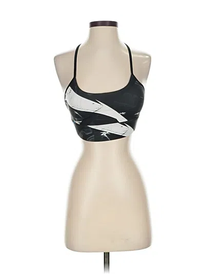 Pre-owned Reebok Tank Top Black Halter Neckline Tops