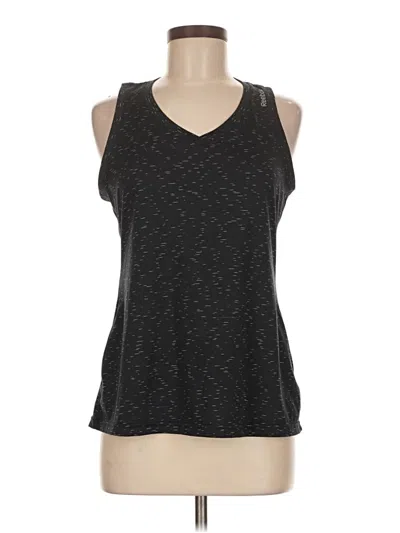Pre-owned Reebok Tank Top Black Halter Neckline Tops