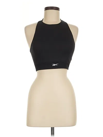 Pre-owned Reebok Tank Top Black Halter Neckline Tops
