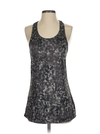 Pre-owned Reebok Tank Top Gray Halter Neckline Tops