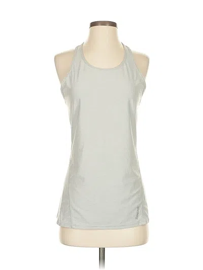 Pre-owned Reebok Tank Top Gray Halter Neckline Tops