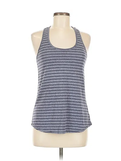 Pre-owned Reebok Tank Top Gray Halter Neckline Tops
