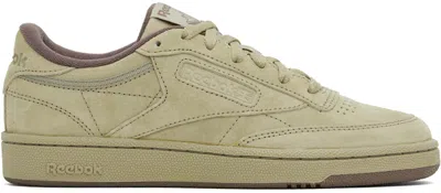 Reebok Taupe Club C 85 Sneakers In Mushroom/utilitybrwn