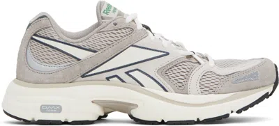 Reebok Taupe Premier Road Plus Vi Sneakers In Ash/moonst/chalk