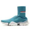 Reebok Tech Sock Run 'mist' In Blue