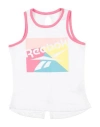 Reebok Toddler Girl T-shirt White Size 7 Polyester In White