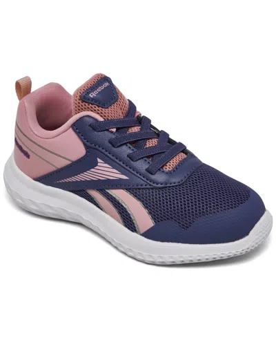 Reebok Babies' Toddler Girls Rush Runner 5 Casual Sneakers From Finish Line In Berry Pink