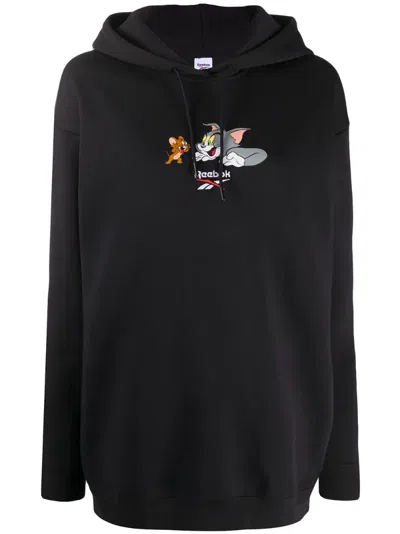 Reebok Tom And Jerry Hoodie In Black