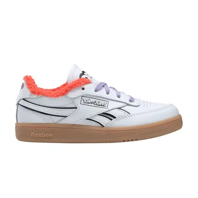 Pre-owned Reebok Tom & Jerry X Club C Revenge Little Kid 'droopy' | White | Kid's Size 1.5
