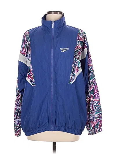 Pre-owned Reebok Track Jacket In Blue