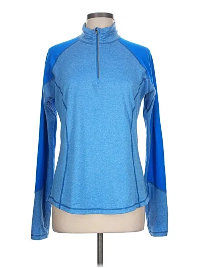 Pre-owned Reebok Track Jacket In Blue