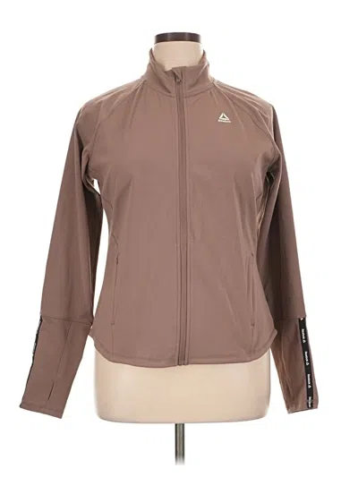 Pre-owned Reebok Track Jacket In Brown