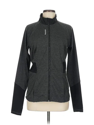 Pre-owned Reebok Track Jacket In Gray