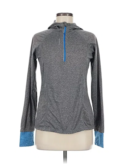 Pre-owned Reebok Track Jacket In Gray