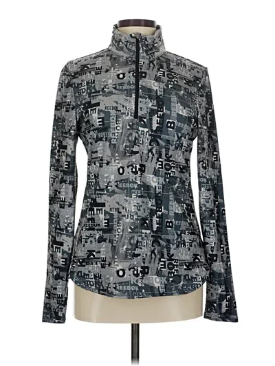 Pre-owned Reebok Track Jacket In Gray