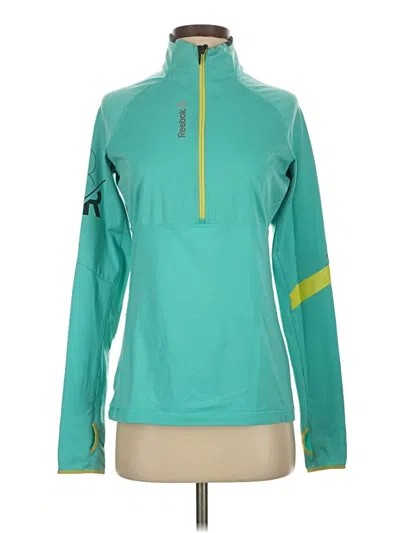 Pre-owned Reebok Track Jacket In Green