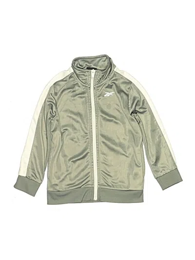 Pre-owned Reebok Kids' Track Jacket In Green