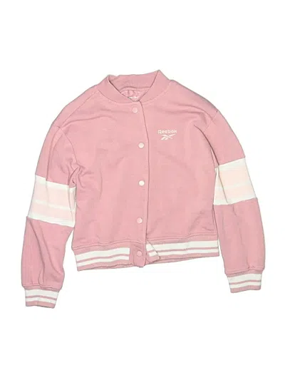 Pre-owned Reebok Kids' Track Jacket In Pink