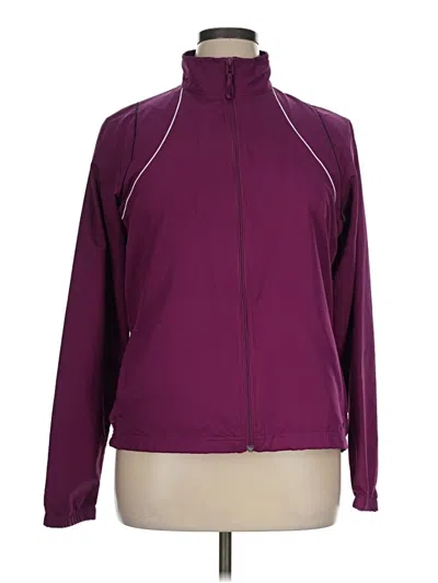 Pre-owned Reebok Track Jacket In Purple