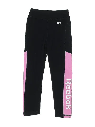 Pre-owned Reebok Kids' Track Pants In Black