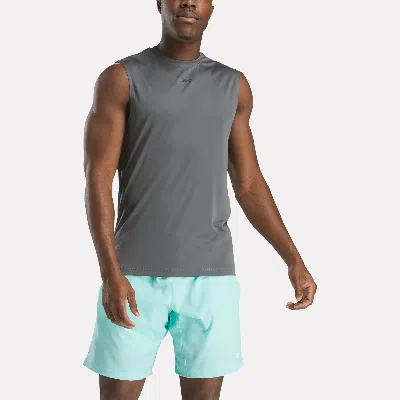 Reebok Training Sleeveless Tech T-shirt In Gray