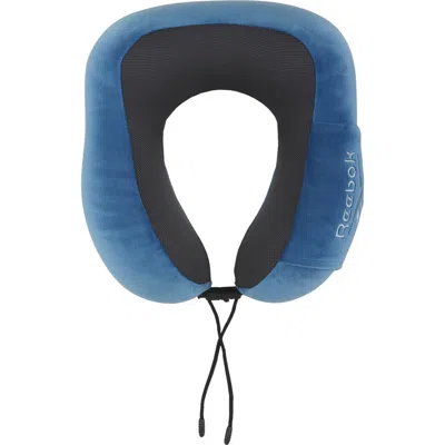 Reebok Travel Ergonomic Neck Pillow In Denim
