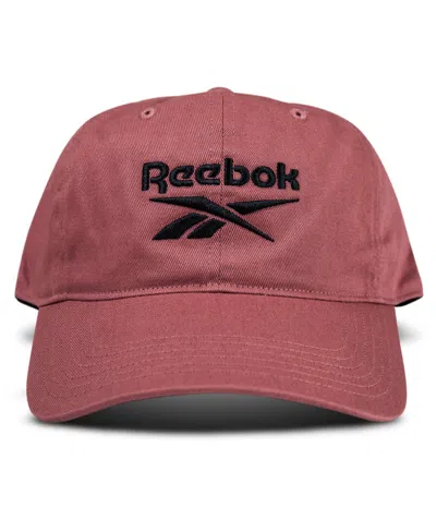 Reebok Twill Logo Cap In Rose