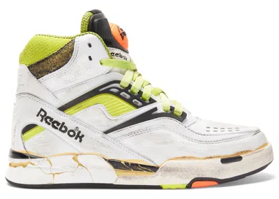 Pre-owned Reebok Tz Pump Deadstock Maison Margiela Sneakers In White/black/yellow