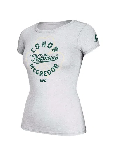 Reebok Ufc Cap Sleeve T-shirt In White