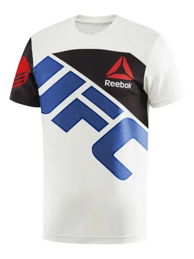 Reebok Ufc Crew-neck T-shirt In White