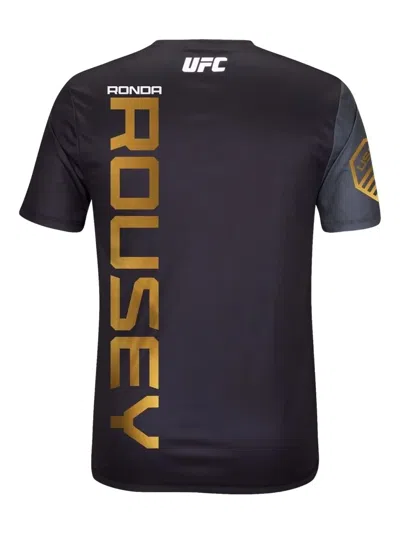 Reebok Ufc Fighter Ronda Rousey Round-neck T-shirt In Black