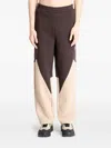Reebok Uniform Wide Leg French Terry Pant In Brown