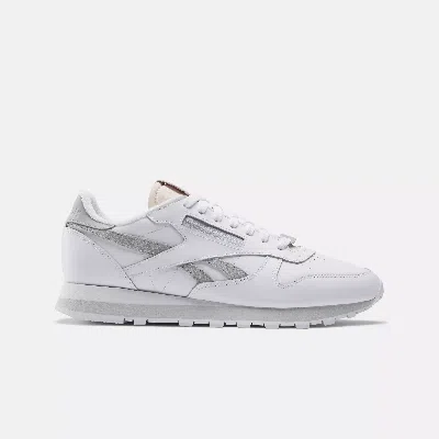 Reebok Unisex Classic Leather Shoes In Ftwr White / Pure Grey 3 / Pure 