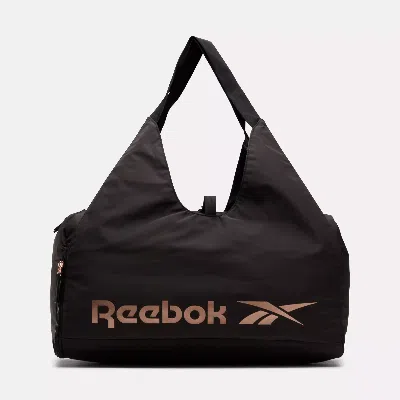 Reebok Unisex Lilith Tote Bag In In Black/rose Gold