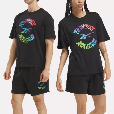 Reebok Unisex Pride T-shirt In Black